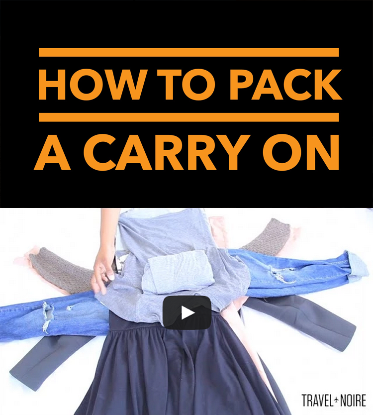 How to pack a carry on- could call this the spider method! ha!