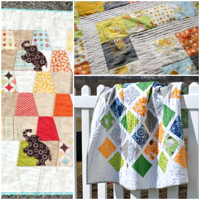 charm squares collage