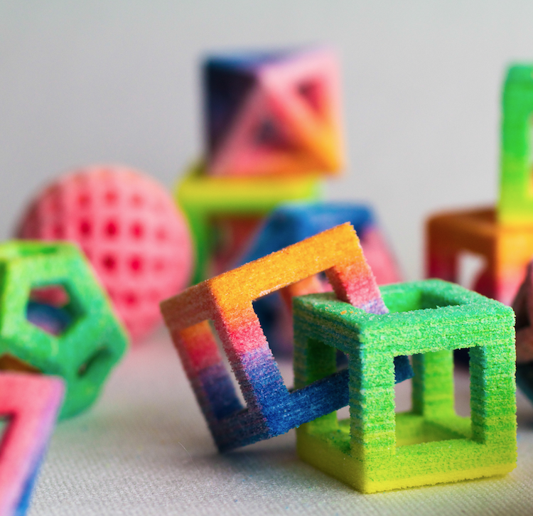 3D printed interlocking SUGAR cubes! Wow!