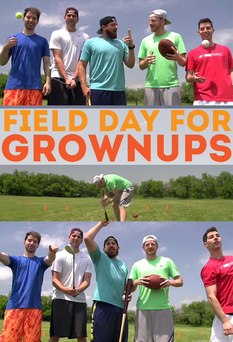 Why Field Day for Grownups should be a THING! Fun idea for family reunions, FHE, neighborhood parties!