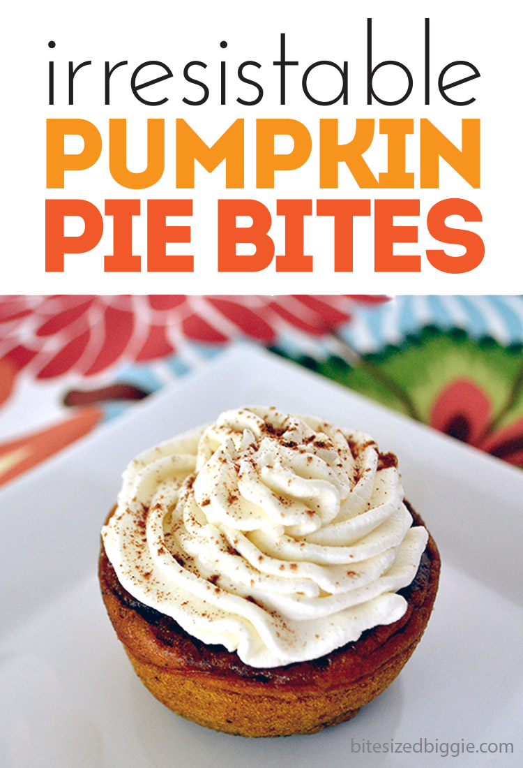 Irresistable Pumpkin Pie Bites - crazy delicious and easy to make and serve!