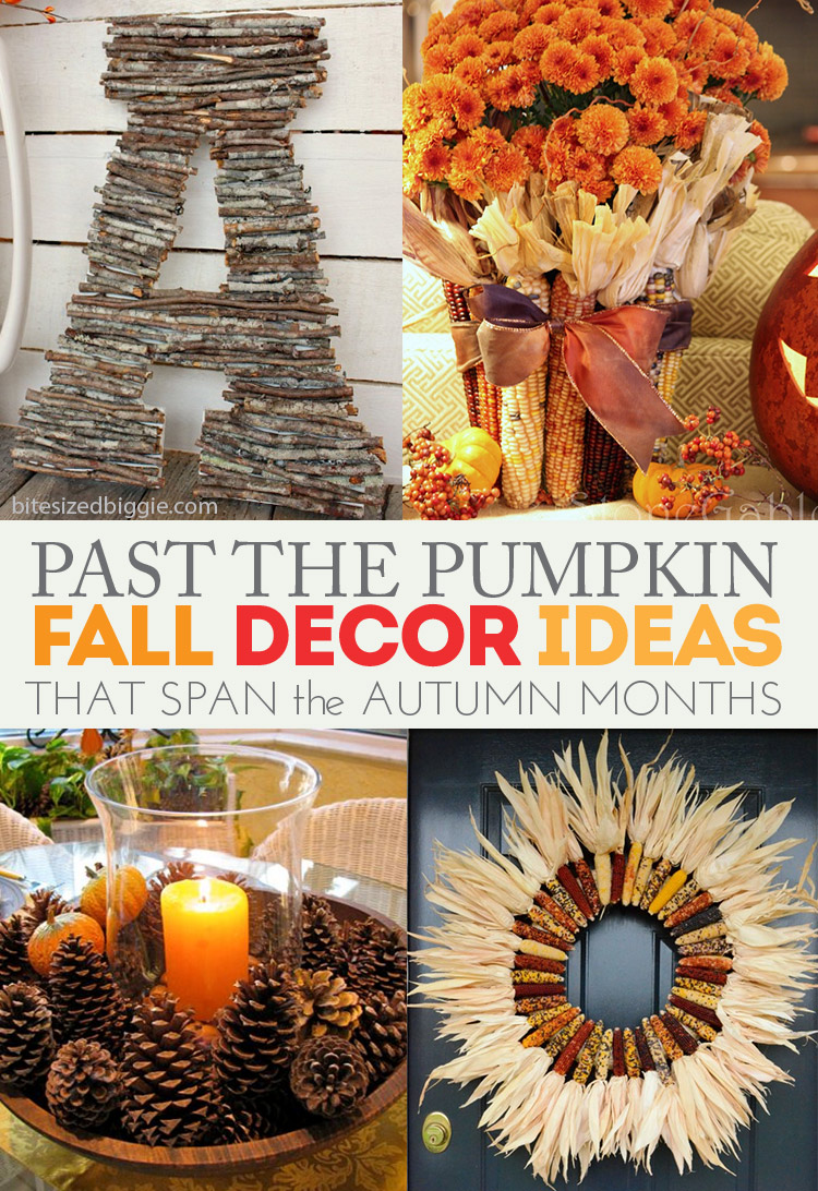 Fall is so much more than pumpkins! 12 great DIY decor projects that last for months!