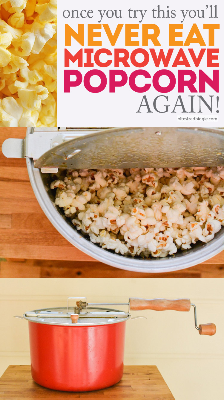 This is SO MUCH better than microwave popcorn and still so simple to make! You'll love it! And it's a great family gift.