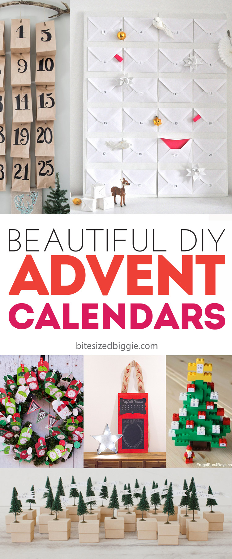 Beautiful Advent Calendars - you can totally DIY these - some are nearly free to make!