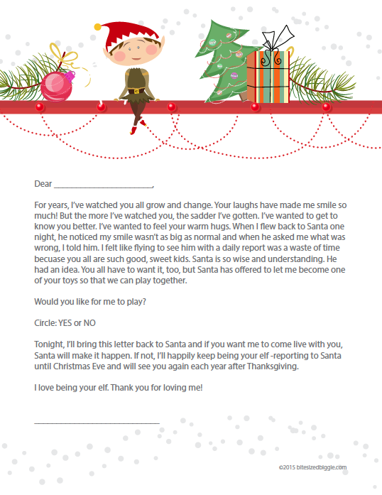How to BREAK UP with your Elf on the Shelf! Free Printable Letter!