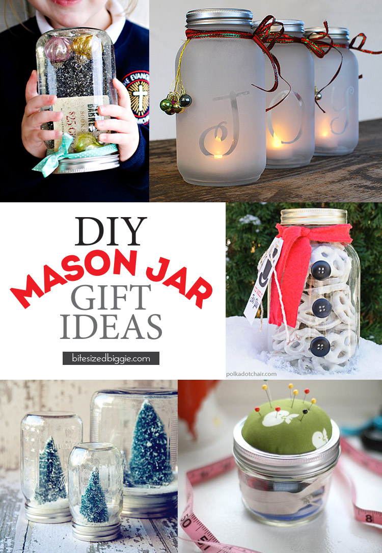 DIY Mason Jar Gift Ideas - all easily DIY-able!