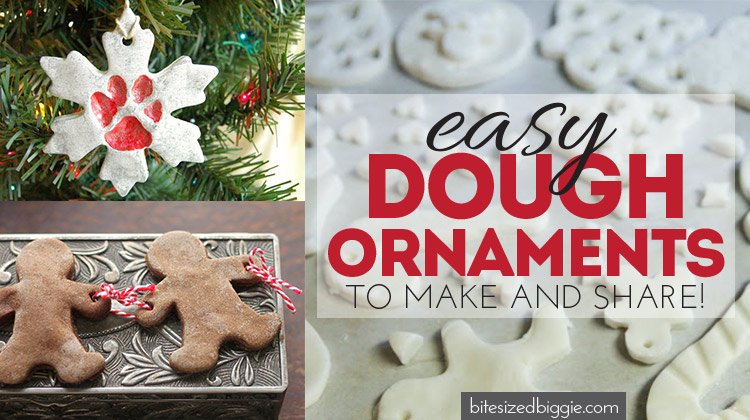 Easy ornaments to make - using salt dough! Inexpensive and so cute!