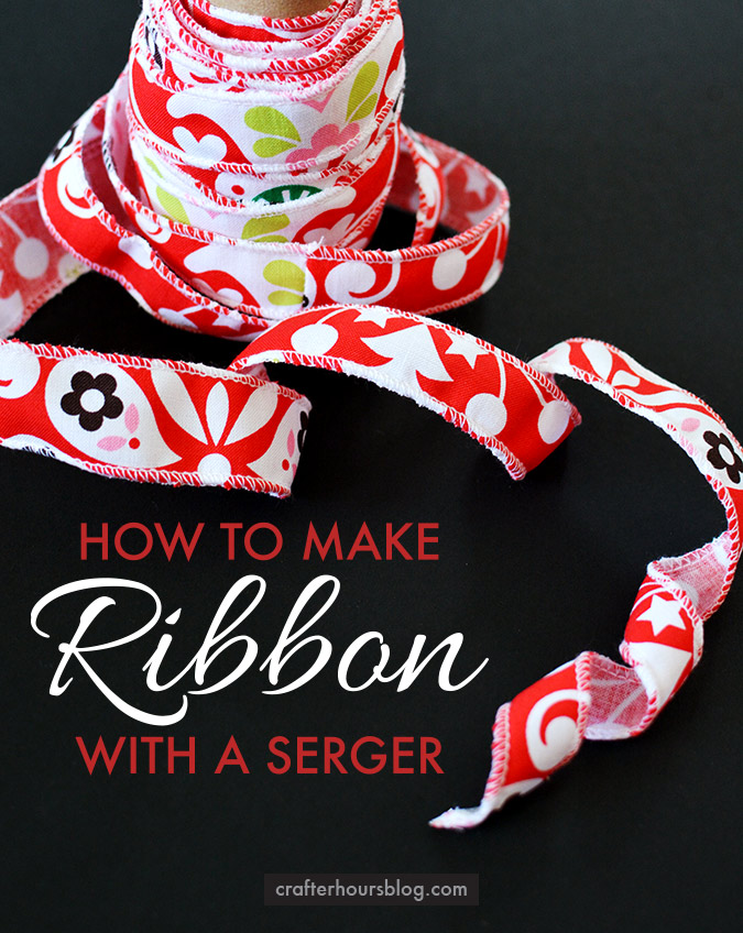 How-to-make-ribbon-with-a-serger-So-simple-make-11-yards-of-ribbon-with-just-