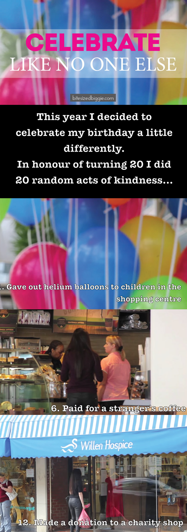 Celebrate your birthday with Acts of Kindness