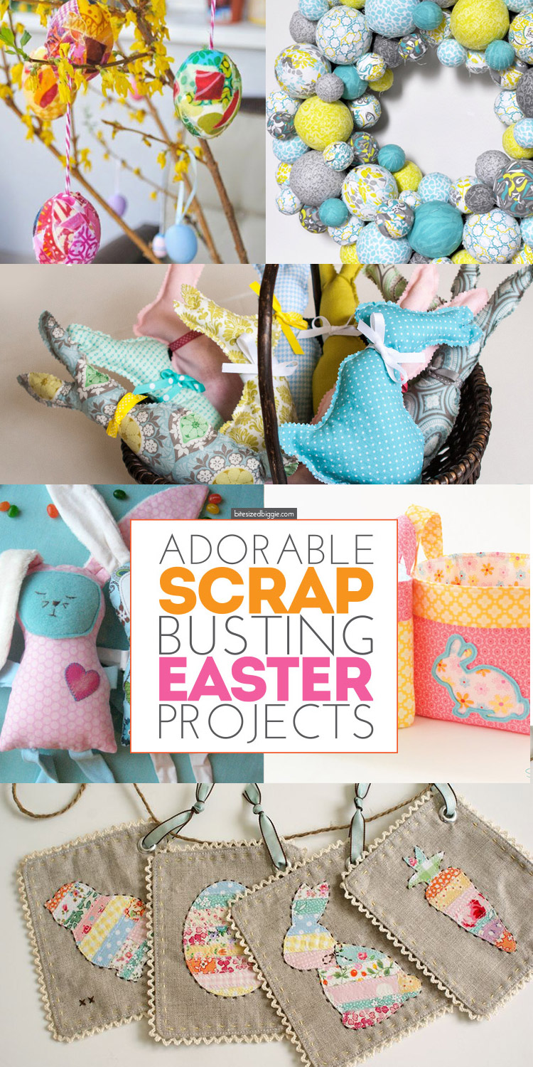 ADORABLE Easter scrap busting projects with links to free templates and tutorials! SO MUCH CUTE in this post!