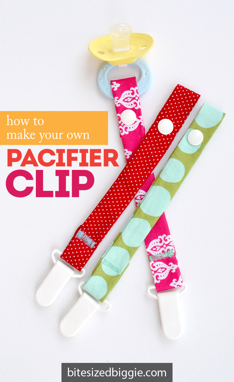 How to make your own pacifier clip - a step-by-step simple tutorial!