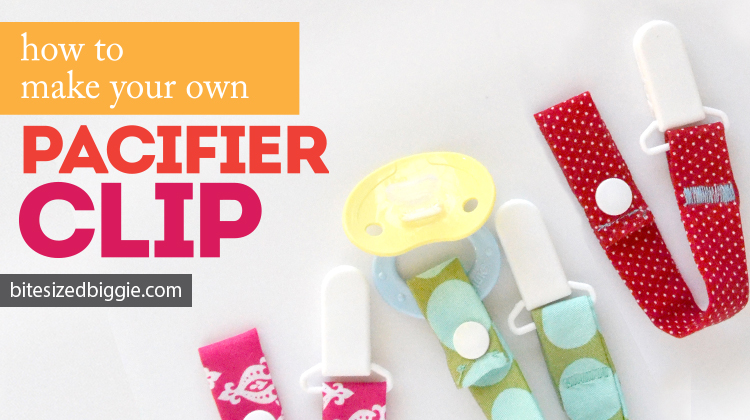How to make your own pacifier clip