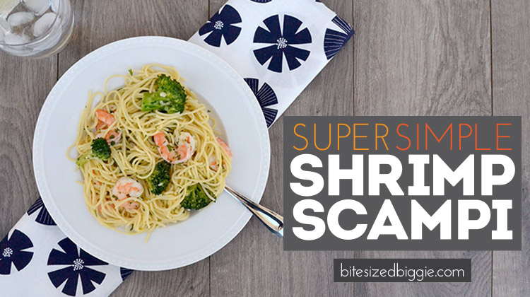 Super simple shrimp scampi recipe - will become a go-to weeknight AND weekend meal to impress your friends and your belly!