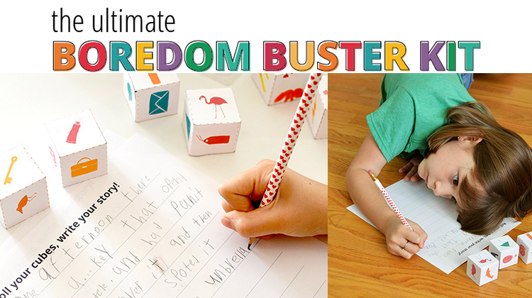Boredom Buster Kit - 10 projects to keep kids creative and engaged this summer!