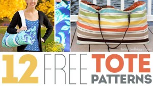 12 FREE Tote Bag Patterns