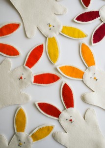 Bunny Puppets - one of 10 easy sew Easter project ideas