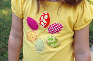 Easter Egg Shirt - one of 10 easy sew Easter project ideas