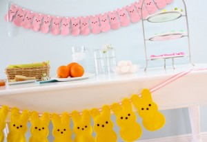 Peeps Garland - one of 10 easy sew Easter project ideas
