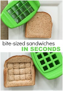 Funbites sandwich cutter - CUTE tiny sandwich bites FAST!