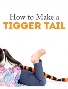 How to make a Tigger tail - SO quick!