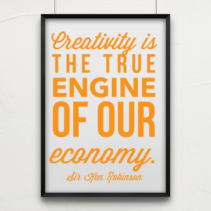 creativity is the true engine of our economy