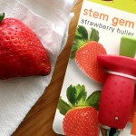 Quick and Easy Strawberry Huller Wastes Nothing!
