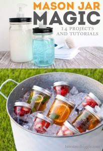 14 MASON JAR projects and tutorials - LOVE these!