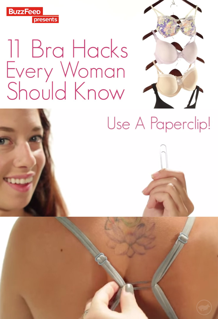 11 bra hacks every woman needs to know! - Bite Sized Biggie