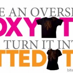 How to Remake a Boxy T-Shirt into a Fitted Tee: T-shirt Refashion