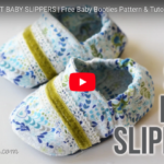 Video Tutorial for Adorable Baby Slippers