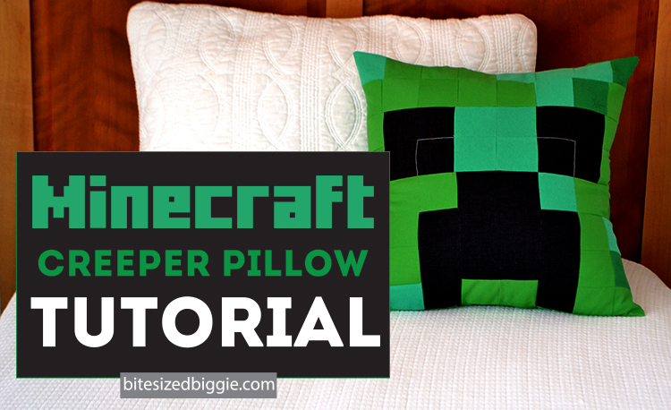 Minecraft Creeper Pillow Tutorial, Minecraft Creeper Duvet Cover Pattern Free